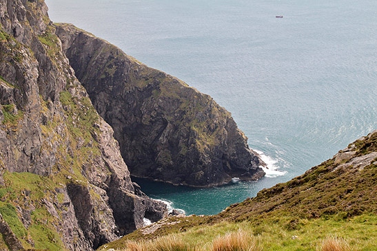 the Slieve League Cliffs in County Donegal, Ireland