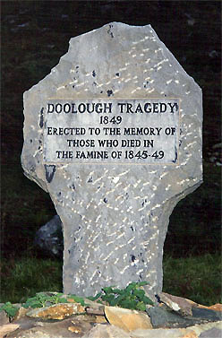 memorial to the Great Famine victims of 1845-49