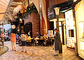 the Royal Promenade at the Oasis of the Seas