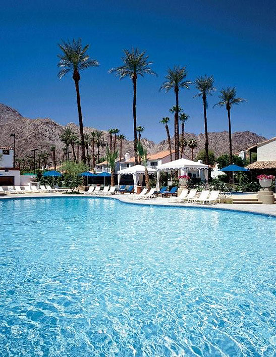 the main swimming pool at La Quinta Resort & Spa