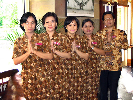 the staff of the Taman Sari Royal Heritage Spa at the heart of Whistler Village