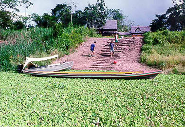 Entrance to the Loving Light Amazon Lodge