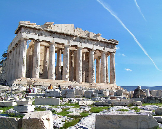 the Parthenon, Athens, Greece