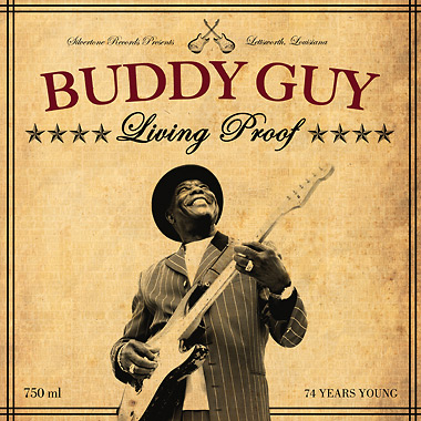 the cover of Buddy Guy's latest Grammy Award winning recording: Living Proof