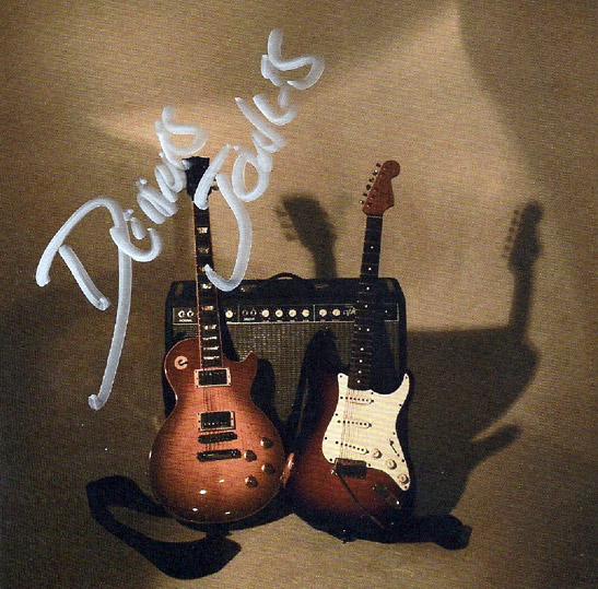 photo of guitars and amplifier from Dennis Joones CD Pleasure and Pain