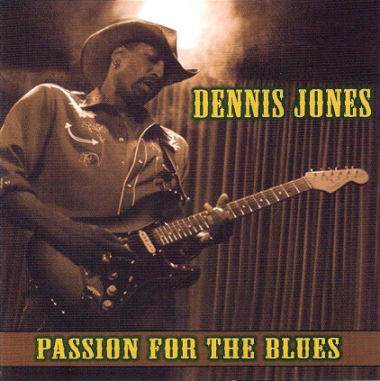 Dennis Jones in a photo from his second album, Passion for the Blues