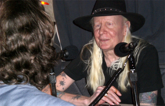 Johnny Winter on American Forces Network