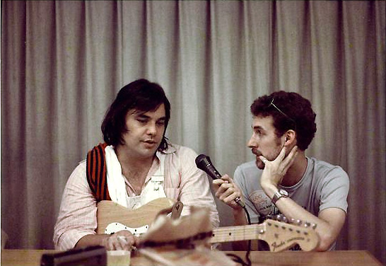 Lowell George & author, Japan 1978