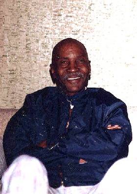 Eddie Vinson at his LA home, 1987, picture 3