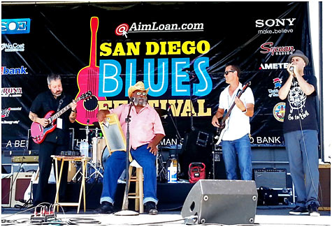 The Fremoonts performing at the 2013 San Diego Blues Festival