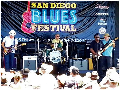 The Bill Magee Blues Band at the 2013 San Diego Blues Festival