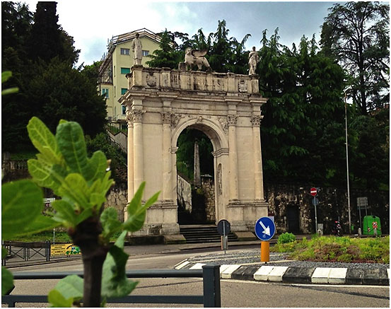 the Arch of the Steps viewed from the road