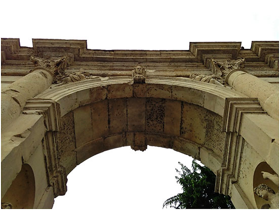 view of the arch