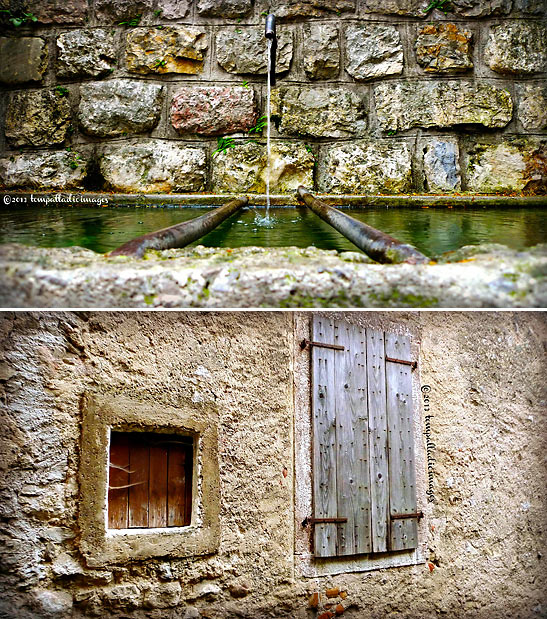 stone structures at Canale di Tenno