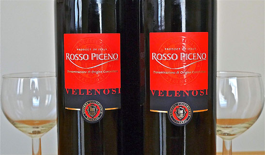 the Rosso Piceno (DOC) from Ascoli Piceno