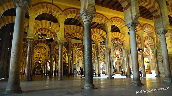 inside the Mosque-Cathedral of Córdoba