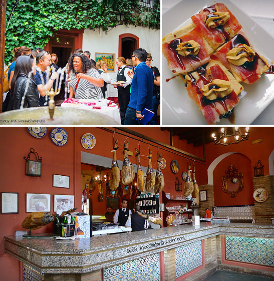 at the Patio de Las Palmeras (Courtyard of the Palms)