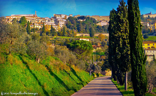 Cortona, Tuscany scene