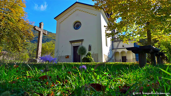 another view of The Sanctuary of Our Lady of Carravaggio, Deggia, Italy