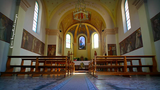 exterior of The Sanctuary of Our Lady of Carravaggio, Deggia