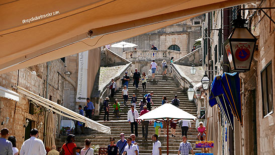 a scene from Old Town Dubrovnik