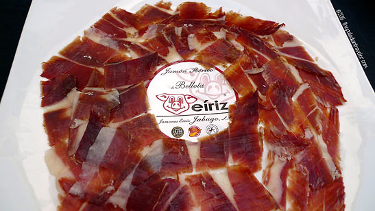 packaged Eíriz Iberian pork ham