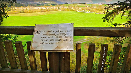 the Lago Carera archaelogical site in Fiave, Trentino, Italy