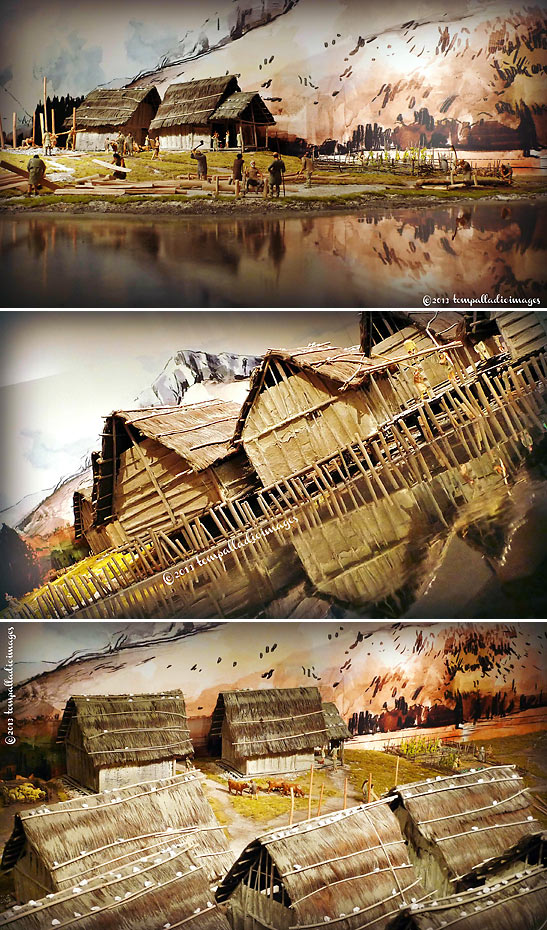 recreation of Neolithic/Bronze Age Alpine tribe communities