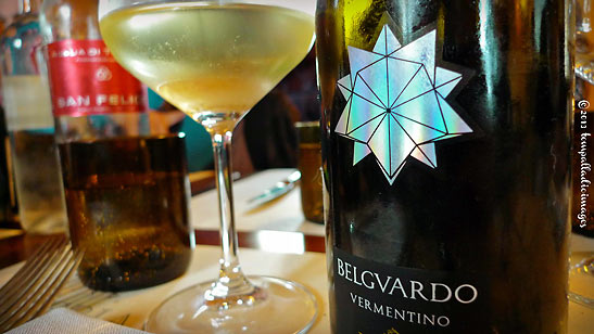 the Vermentino di Toscana wine