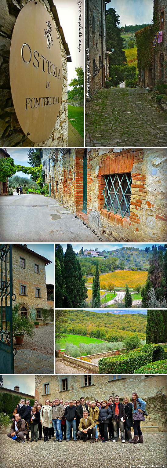 scenes at Castello di Fonterutoli