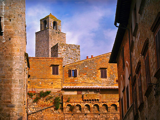 medieval buildings at San Gimigniano