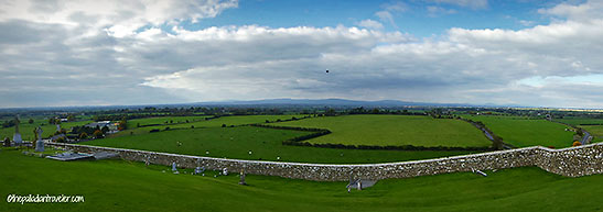 undulating pastures of Tipperary viewed from the Rock of Cashel
