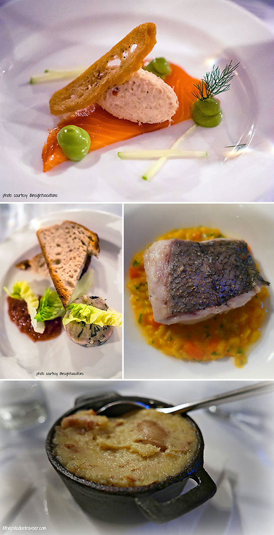 dishes prepared by Chef Graham Neville at the FortyOne restaurant