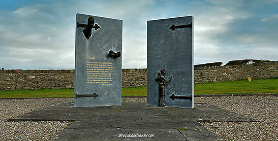 The Great Famine Memorial at Ennistymon, County Clare