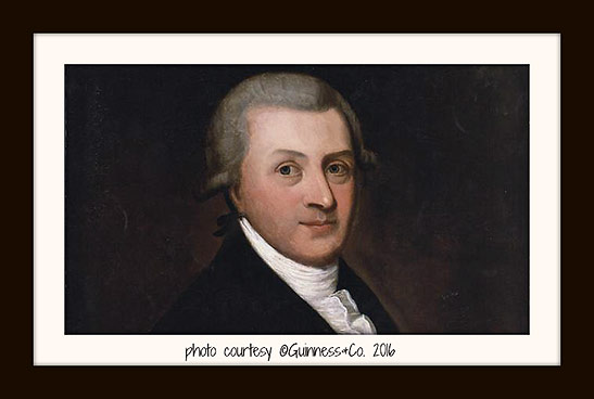 portrait of founder Arthur Guinness