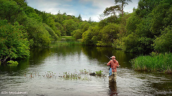 fishing at the River Cong