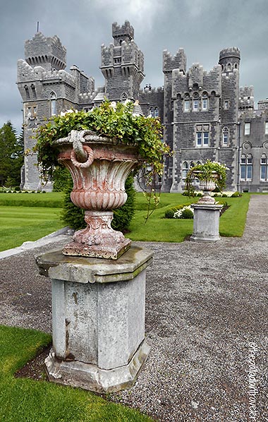 Ashford Castle and garden