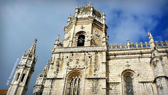 exterior view of the Monastery of the Hieronymites