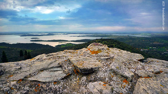 the Grande Lago, or Alqueva Lake viewed from Monsaraz