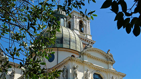 Cupola of the Santuario della Madonna di Monte Berico, Vicenza, Italy