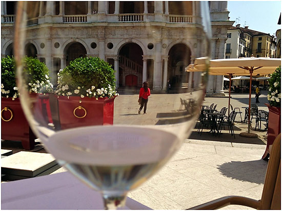 a cocktail with a view - Piazza dei Signori - Vicenza, Italy