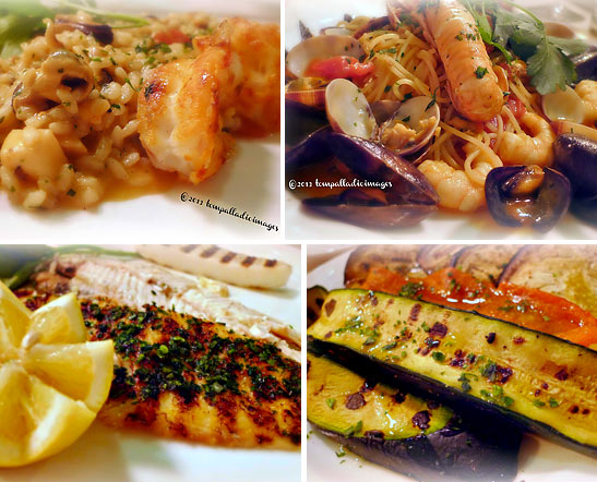 dishes at the Ristorante La Principessa