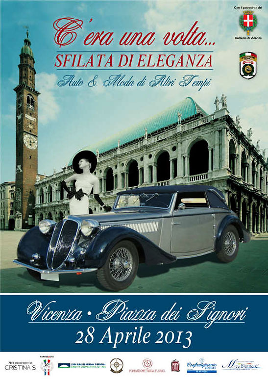 poster for Vicenza's April 2013 Auto and Fashion show