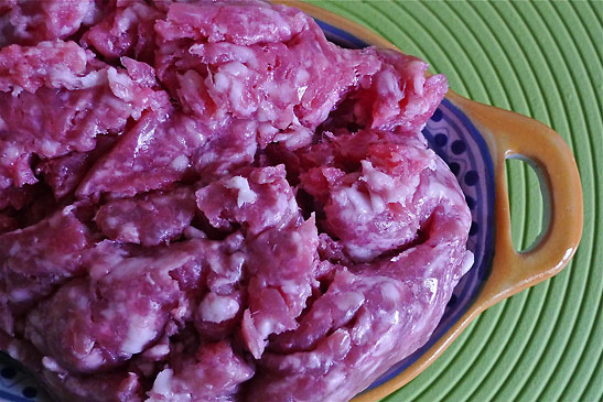 miinced pork for a tastasale