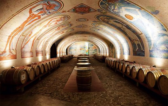 inside the Puntay Cellar, Trentino Alto Adige, Italy