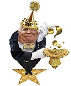 Donald Trump caricature by Nancy Ohanian